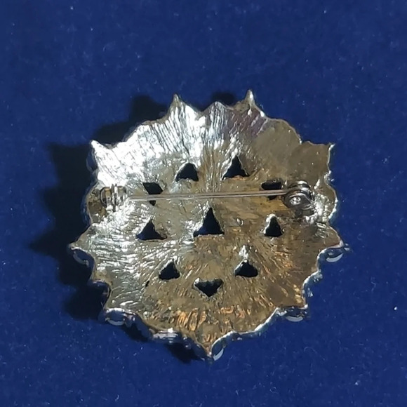 Vintage Silver‎ Pearl Cluster Brooch - Picture 2 of 6